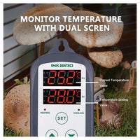 Trade Shop - Termoregolatore Digitale Termostato Controllo Temperatura Per Serra Itc-308 220v         