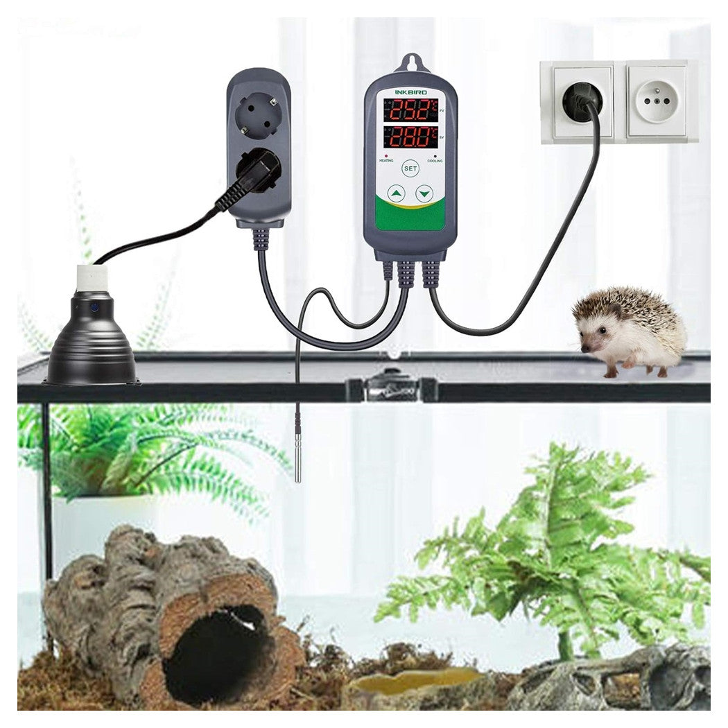 Trade Shop - Termoregolatore Digitale Termostato Controllo Temperatura Per Serra Itc-308 220v         