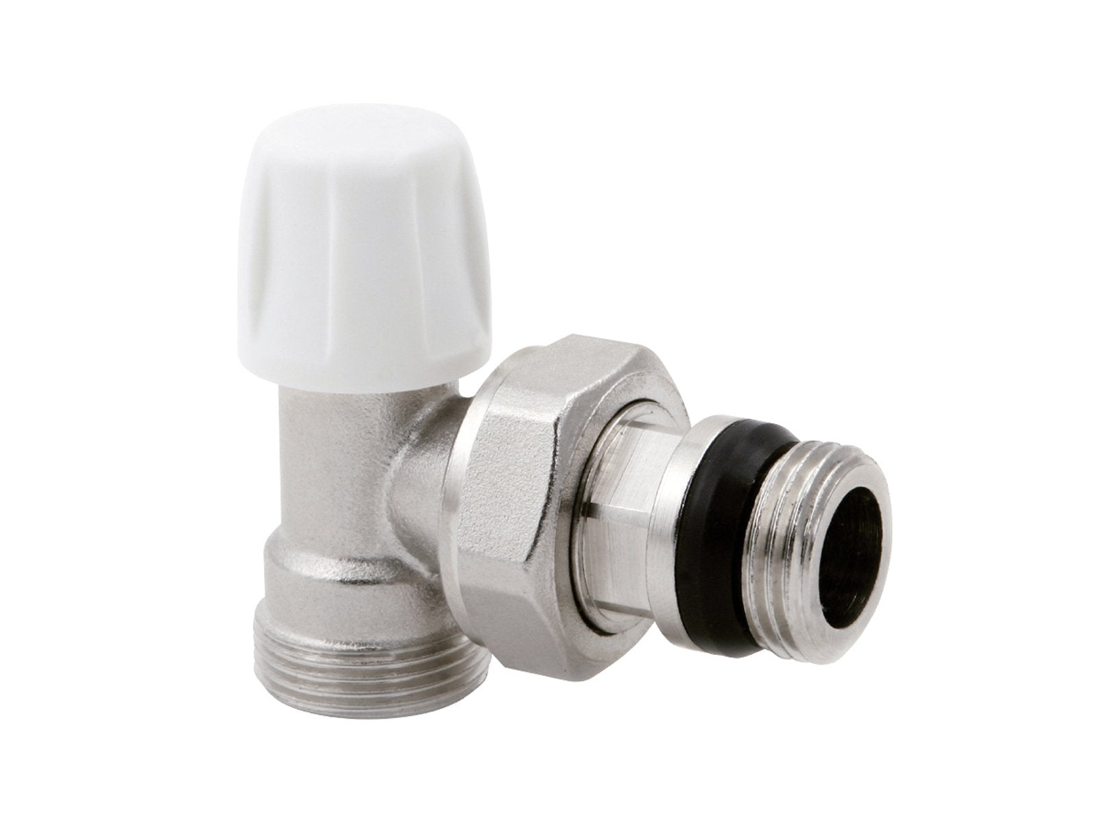 Detentore a Squadra 3/8" Raccordo 1/2" ICMA Art.837 Per Radiatore