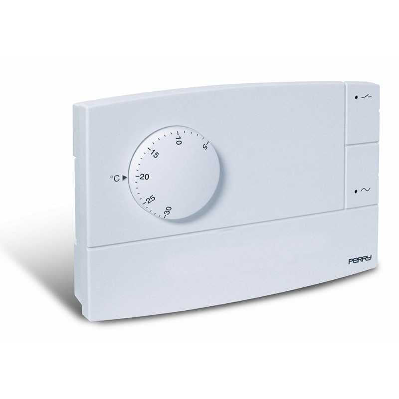 Termostato da Parete Perry Zefiro Bianco
