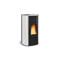 TermoStufa a Pellet Nordica Extraflame Raffaella Idro 19 Kw Bianca Mod. 1280305
