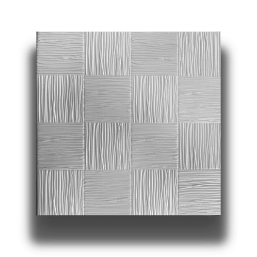 10 o 20mq (40 oppure 80 pezzi) di pannello decorativo 3D a soffitto in EPS isolante 50x50cm TERRA - Pacco da 20 metri quadrati