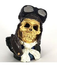 Teschio Pirati Roccioso  Occhiali Giardino Sottomarino Ornamento Acquario         