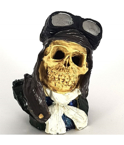 Teschio Pirati Roccioso  Occhiali Giardino Sottomarino Ornamento Acquario         