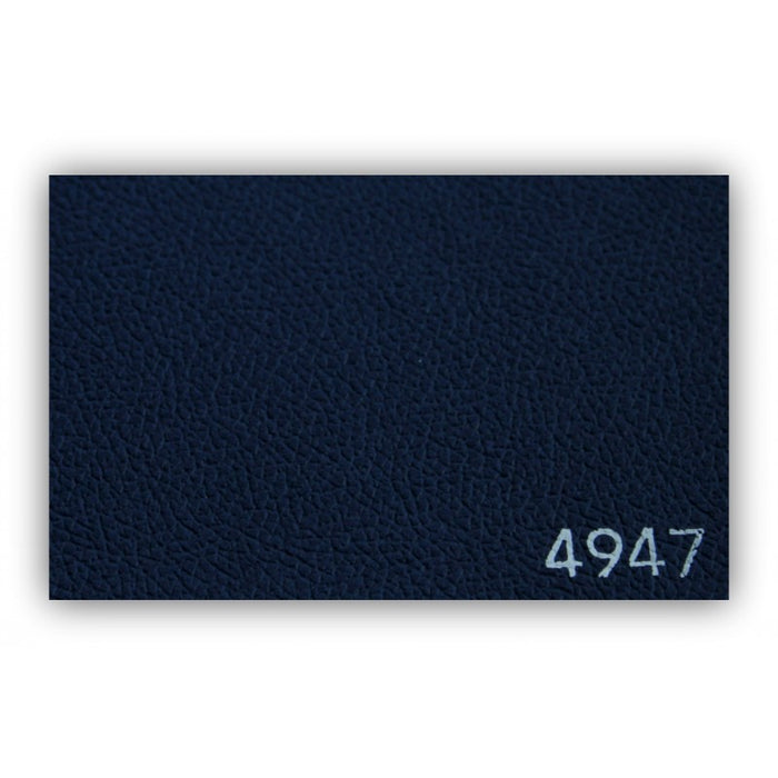 Ecopelle di Alta Qualità Made in Italy, Colore Blu scuro 4947 - Tessuto per Rivestimento e Tappezzeria - Vendita al Mezzo Metro