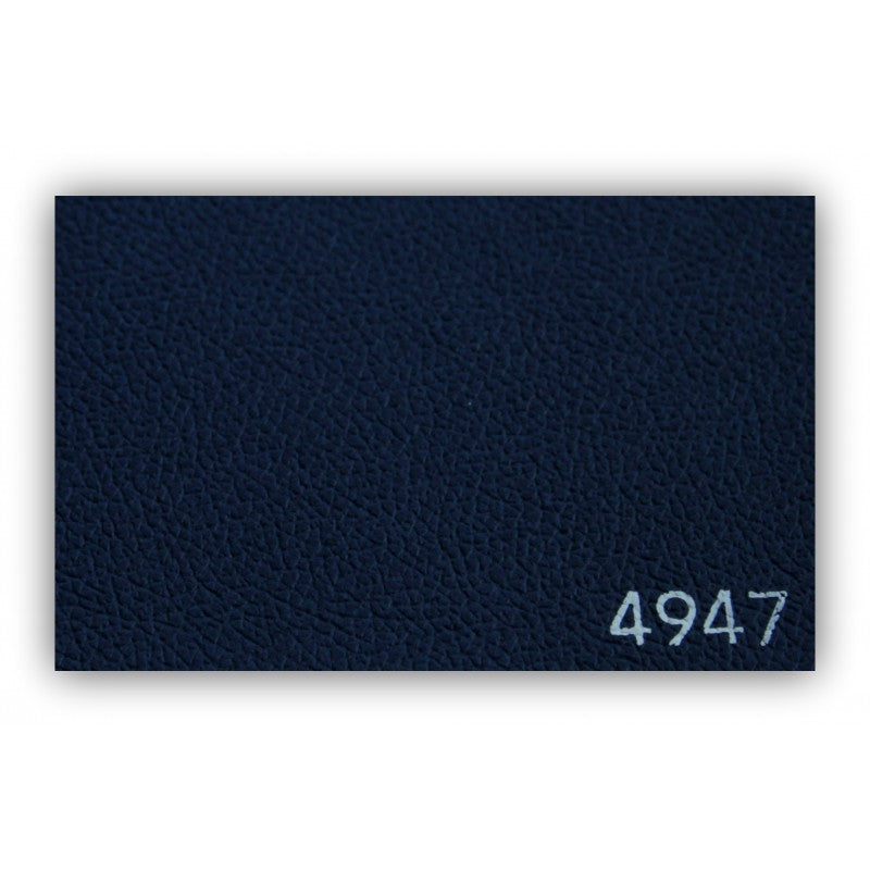 Ecopelle di Alta Qualità Made in Italy, Colore Blu scuro 4947 - Tessuto per Rivestimento e Tappezzeria - Vendita al Mezzo Metro