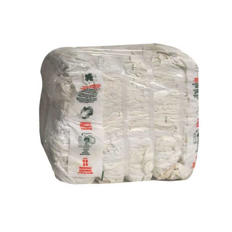 Tessuto Straccio Bianco Misto Kg 10