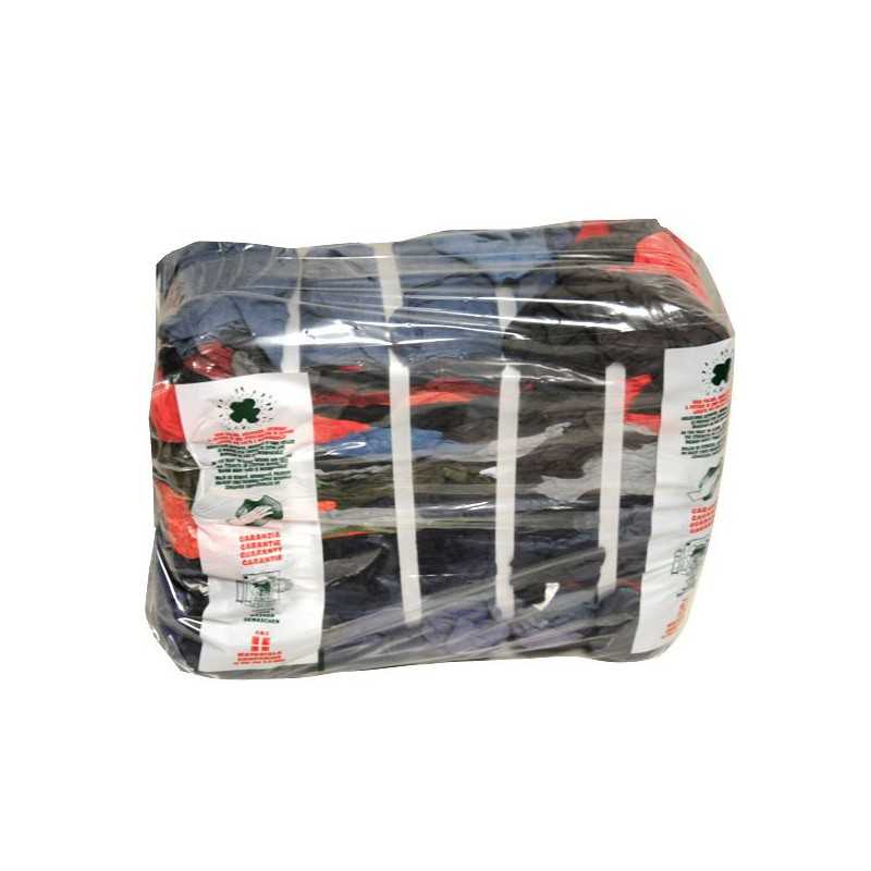 Tessuto Straccio Colorato Felpa Kg 10