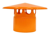 Testa esalatore  in pvc : Colore - Arancio, Diametro - 200