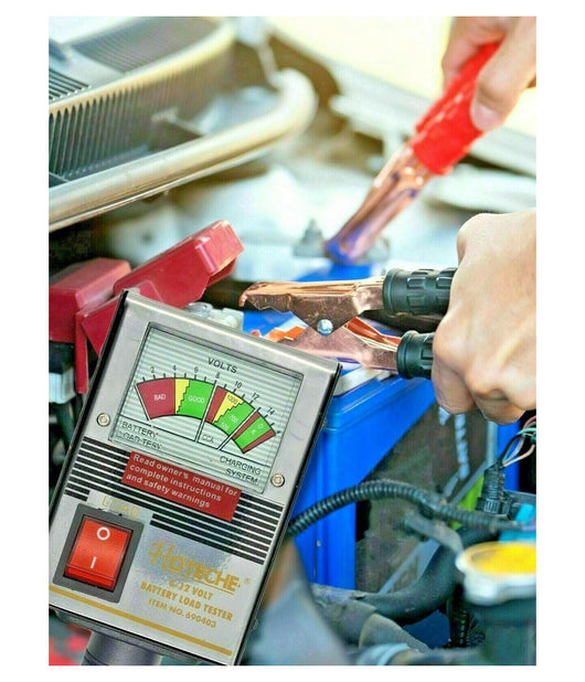 Tester Batteria Analogico 6-12 Volt Per Auto Bus Moto Barca Camion 125a 690403         
