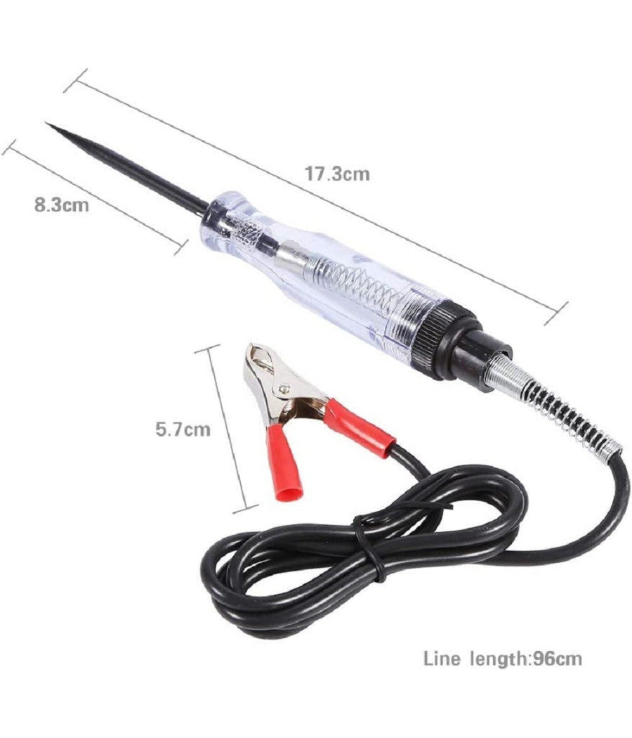 Tester Di Continuità  Di Tensione Corrente 6v 12v 24v Indicatore A Morsa Per Auto         