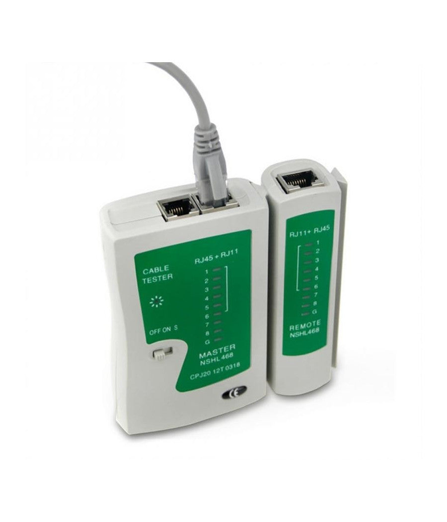Tester Di Rete Cavi Lan Con Led Ethernet Telefonico Rj45  Rj11 Sy - 468         