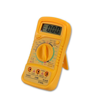 Tester Multimetro Digitale Con Puntali E Cavi Misuratore Di Tensione Dt850l         