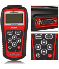 Tester Obd Obd2 Obdiieobd Pcm Lettore Codice Codici Diagnosi Errori Auto Kw808         