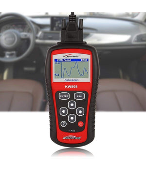Tester Obd Obd2 Obdiieobd Pcm Lettore Codice Codici Diagnosi Errori Auto Kw808         