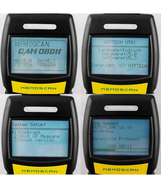 Tester Obd2 Ii Scanner Lettore Di Codici Diagnostica La Centralina Auto Cod.u581         