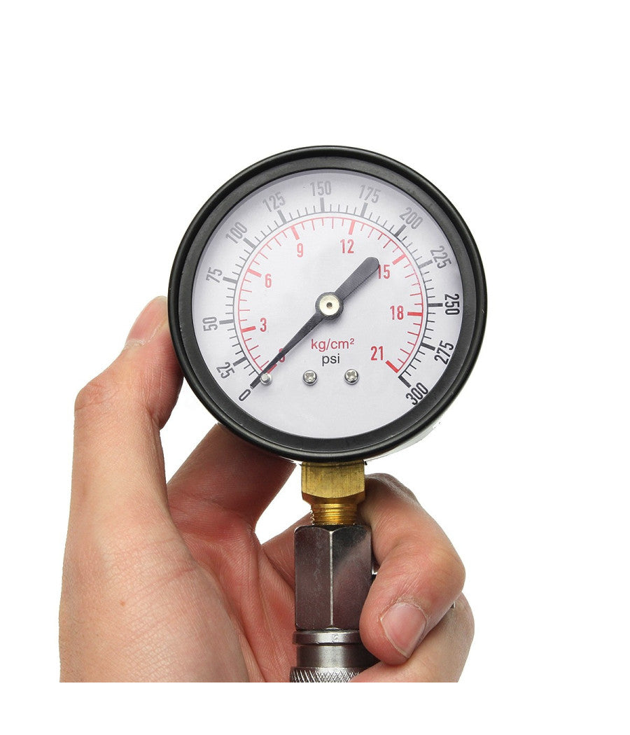 Tester Pressione Compressione Per Motori Misuratore Auto Pistone Cilindri         