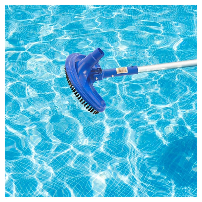 Trade Shop - Testina Per Aspirazione Spazzola Aspiratore Flessibile Per Piscina 26x10x24cm 017052 -