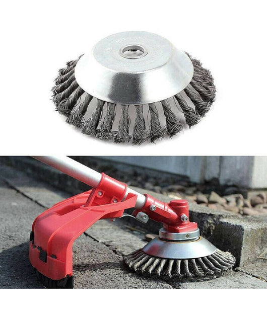 Testina Per Decespugliatore Universale Spazzola Per Pulizia Pavimenti 150mm 6"         