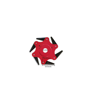 Testina Ricambio Per Rasaerba Con 6 Lame In Acciaio Catena Decespugliatore Erba         