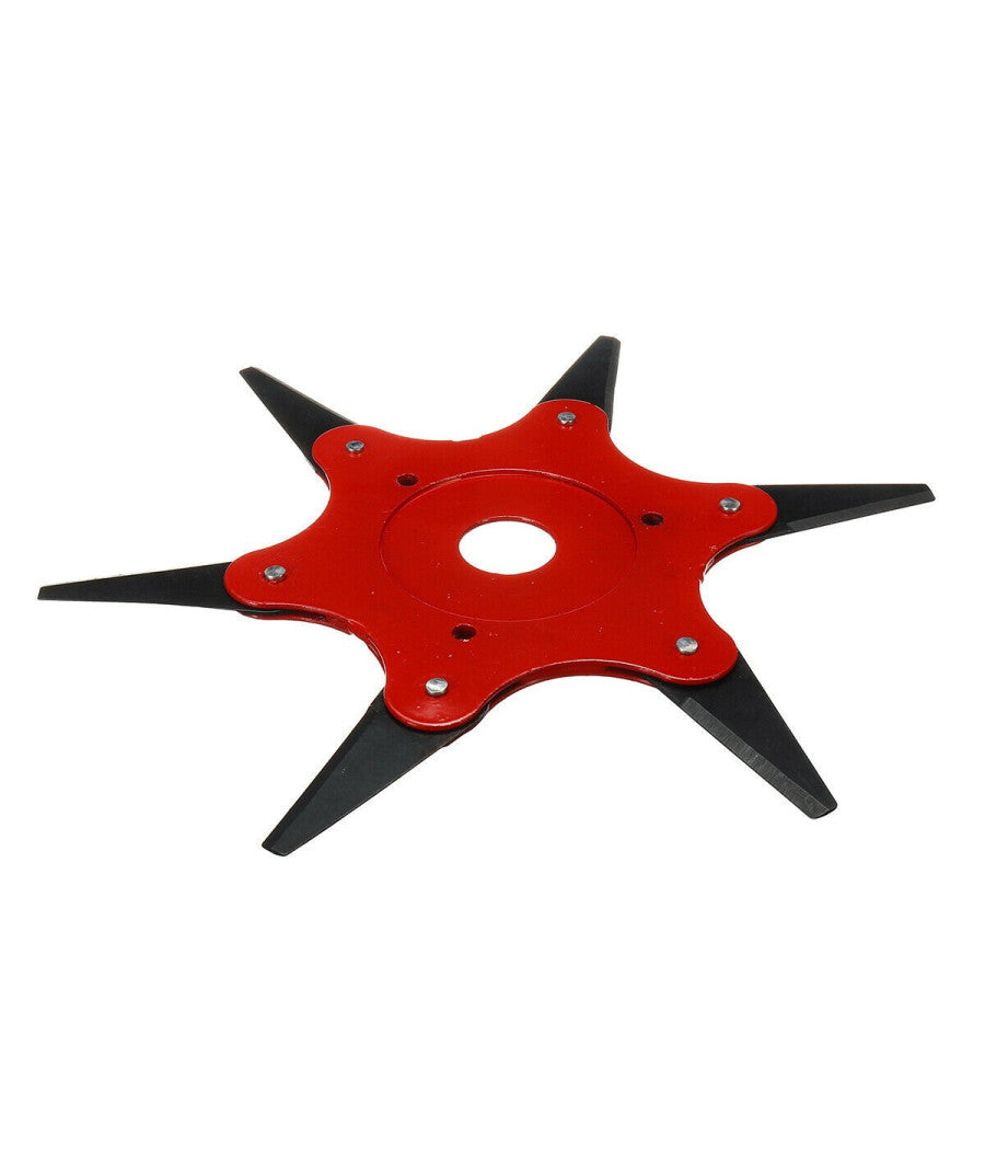 Testina Ricambio Per Rasaerba Con 6 Lame In Acciaio Catena Decespugliatore Erba         