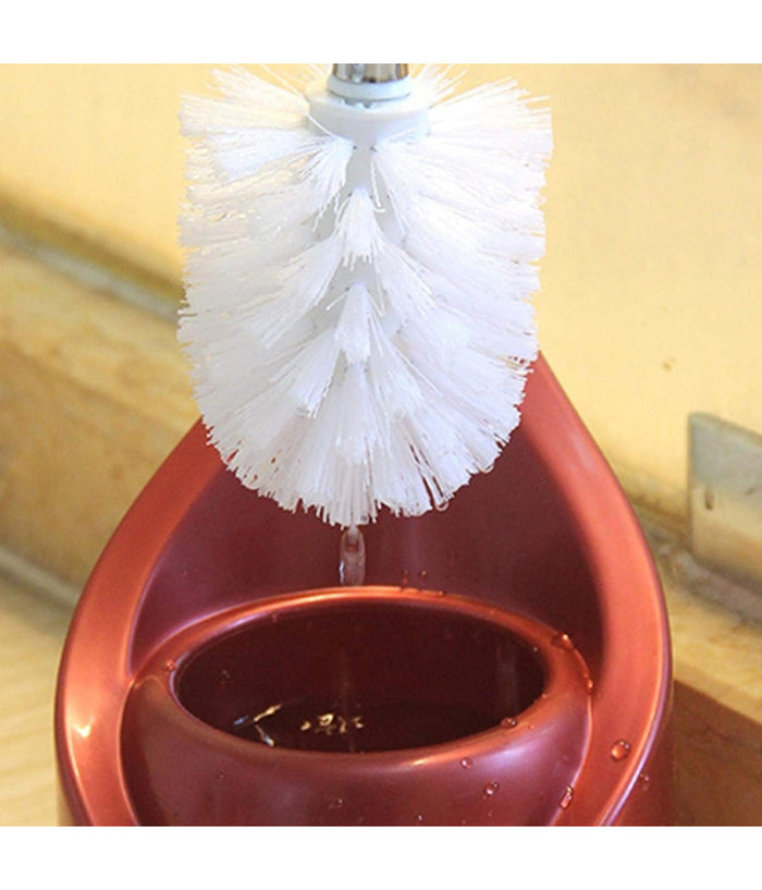 Testina Rotonda Di Ricambio Per Scopino Wc Spazzolone Pulizia Bagno Bianco 79826         