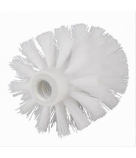 Testina Tonda Per Scopino Wc Ricambio Spazzolone Pulizia Bagno Bianco 10cm 79825         