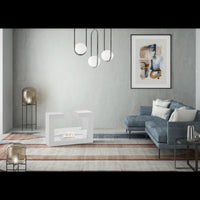 Tete a tete - Biocamino da terra (25cm X 78cm H. 58cm) – Bianco – Design twist