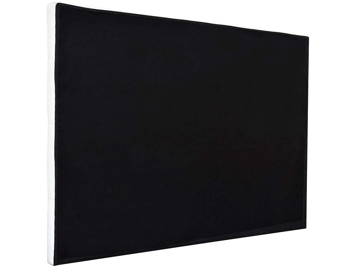 Testiera del letto imbottita 149m "Déco" in PVC -Bianco