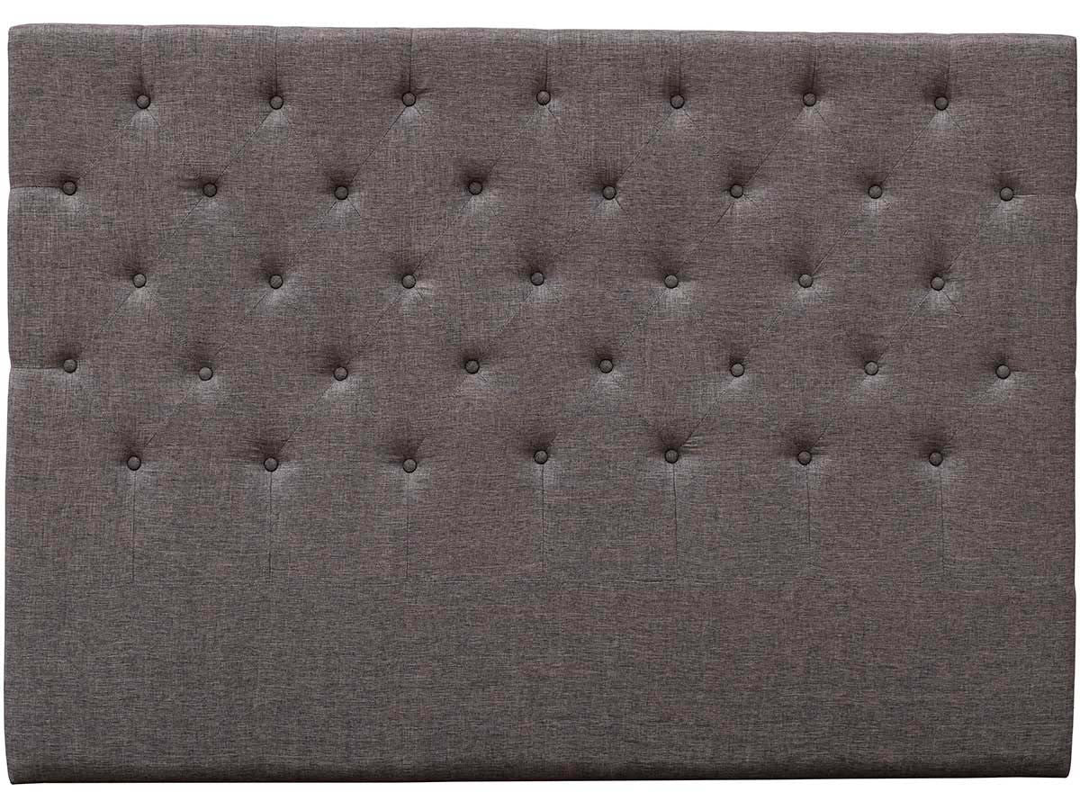 Testiera del letto imbottita " DÉCO"  - 169 cm - Talpa  -  in tessuto