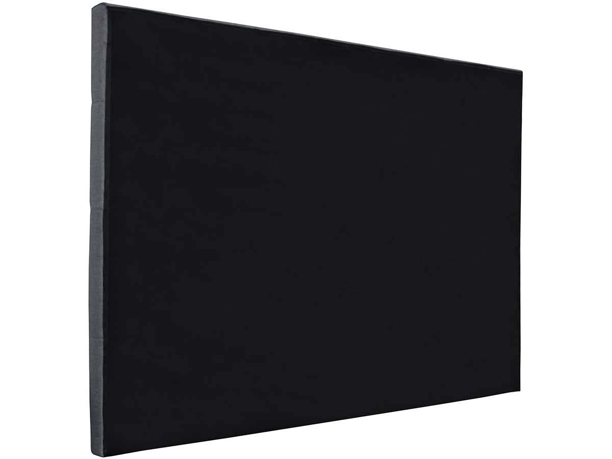 Testiera del letto imbottita " DÉCO"  - 189 cm - Grigio chiaro -  in tessuto