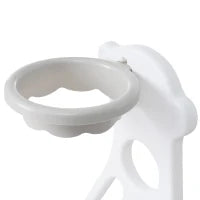 Scivolo per bambini 4-in-1 con altalena, scala e canestro da basket, regolabile in altezza, facile da montare, 113×100×94,5 cm,Verde Antico