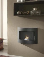 E-STYLO Biocamino da parete moderno, perfetto per creare un’atmosfera calda e accogliente nella tua casa, 15.5cm X 63cm H. 45cm