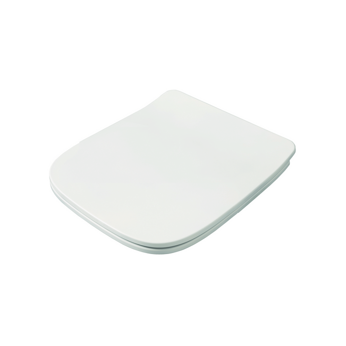 Coppia Di Sanitari Con Copriwater The ArtCeram Da Terra Filo Muro Senza Brida Bianco Lucido "A16"