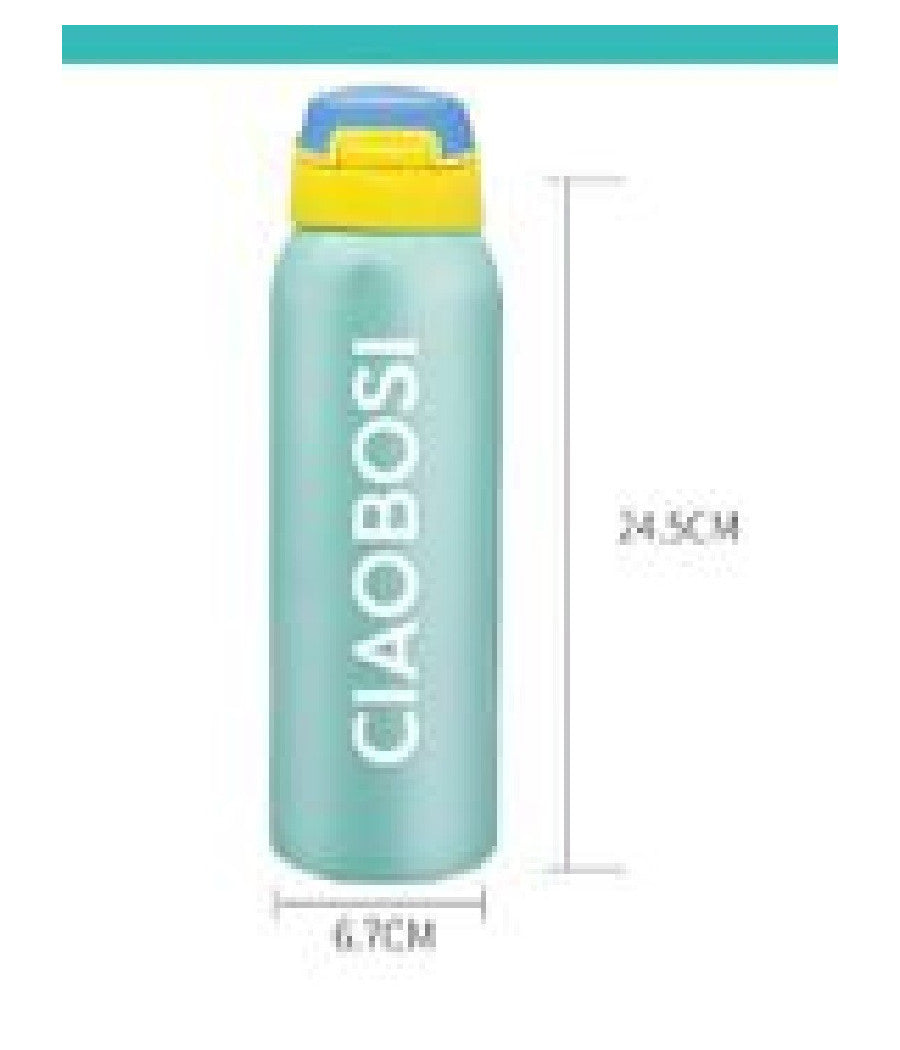 Thermos Bottiglia Acciaio Termos 500ml Borraccia Termica Porta Vivande Tx-9075         