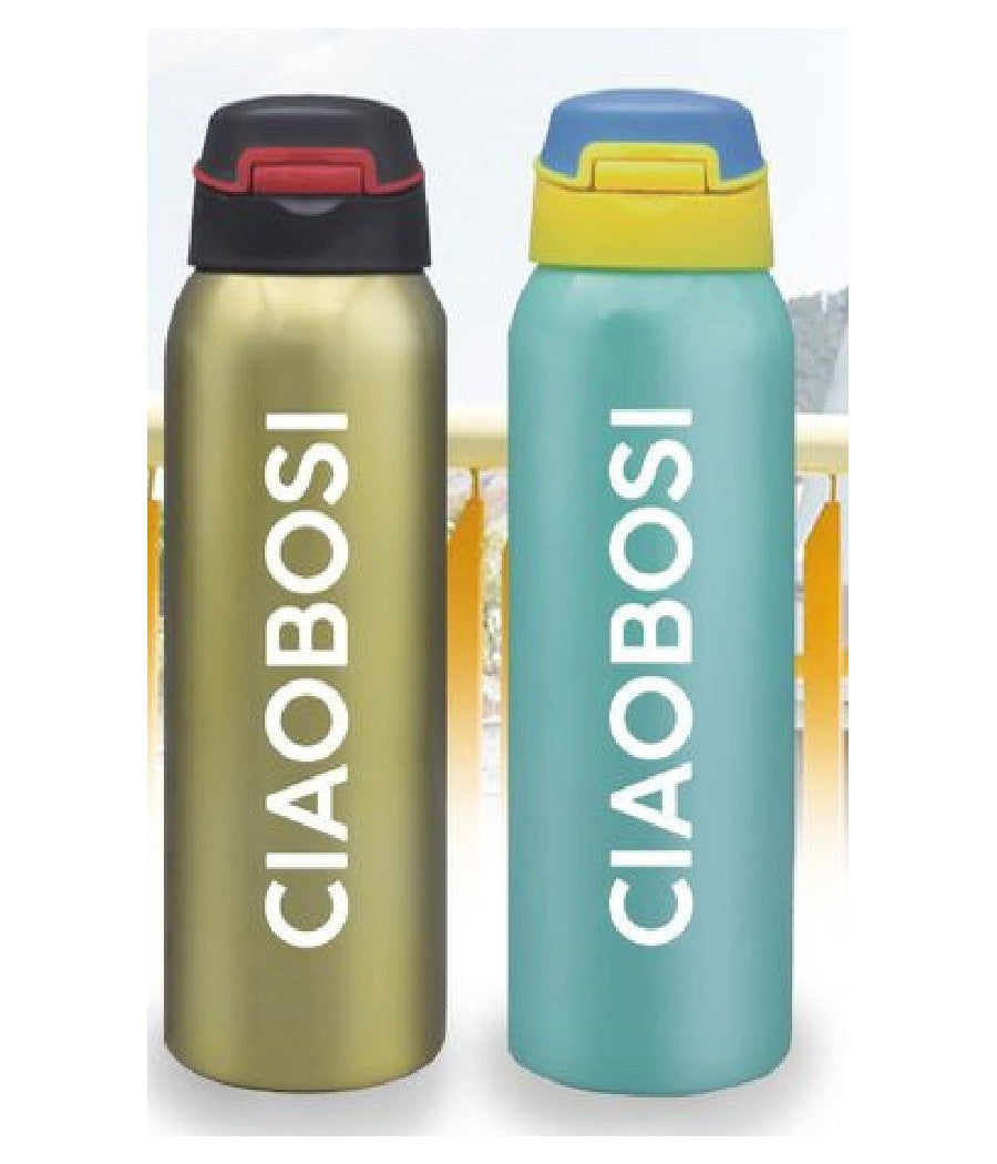 Thermos Bottiglia Acciaio Termos 500ml Borraccia Termica Porta Vivande Tx-9075         