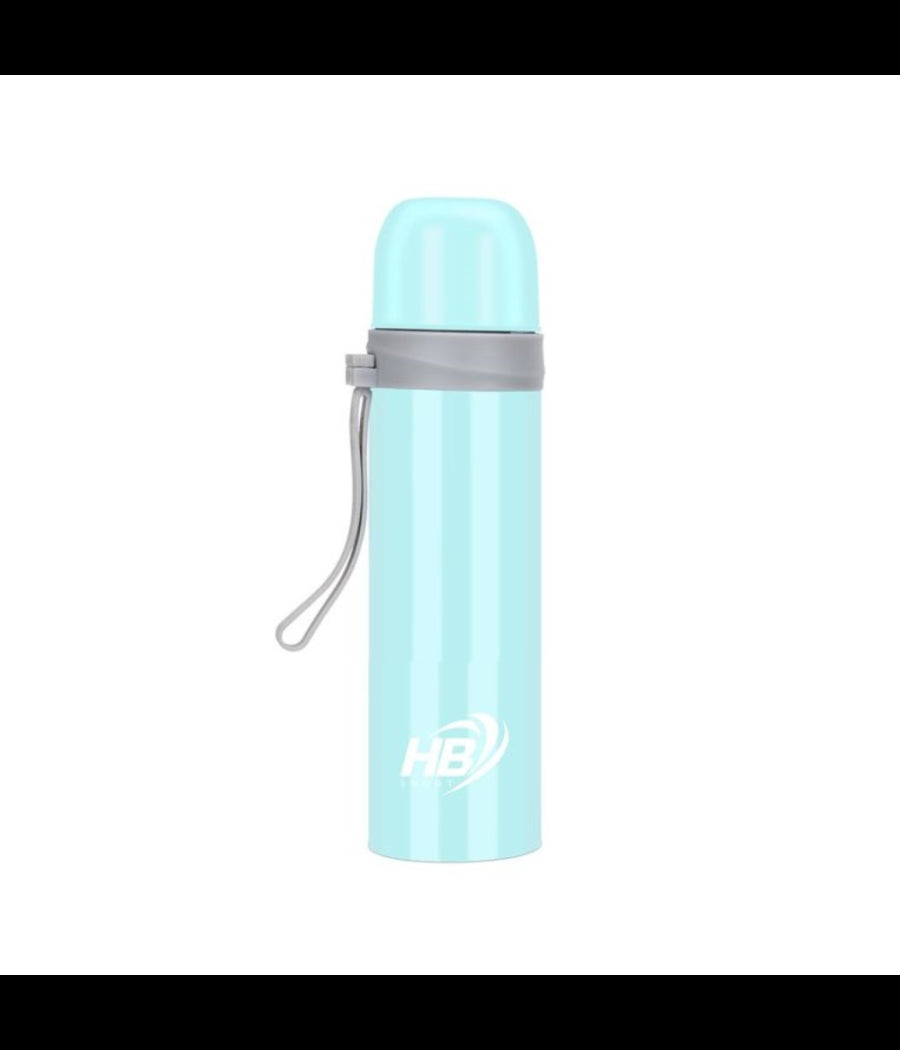 Thermos Portatile 500 Ml In Acciaio Per Bevande Calde In Viaggio Gita Campeggio         