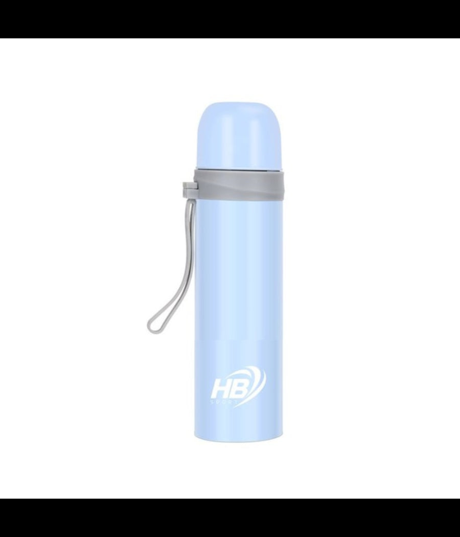 Thermos Portatile 500 Ml In Acciaio Per Bevande Calde In Viaggio Gita Campeggio         