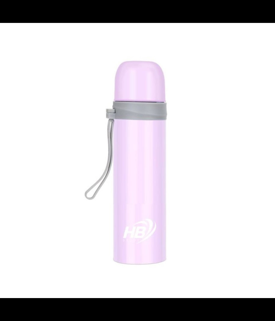 Thermos Portatile 500 Ml In Acciaio Per Bevande Calde In Viaggio Gita Campeggio         