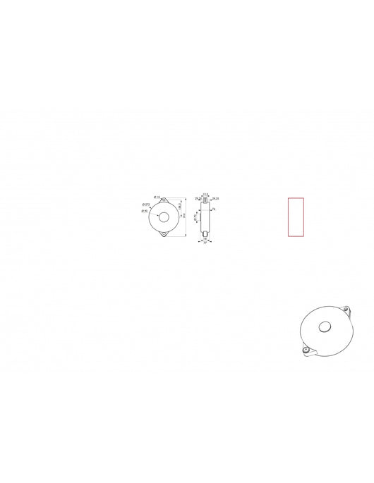 Blocco di sicurezza per valvola Ø 165 / 254, lucchettabile, Lockout Tagout LOTO - THIRARD