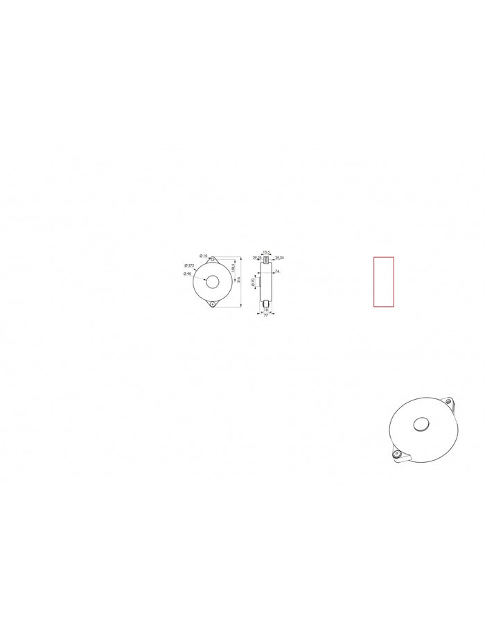 Blocco di sicurezza per valvola Ø 165 / 254, lucchettabile, Lockout Tagout LOTO - THIRARD