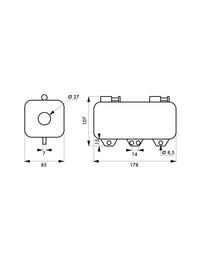 Blocco per presa 380V, chiusura con 4 lucchetti, Lockout Tagout LOTO - THIRARD