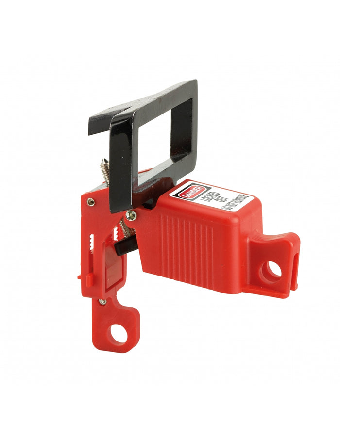 Blocco di sicurezza regolabile per interruttore elettrico a ginocchiera, lucchettabile, Lockout Tagout LOTO - THIRARD