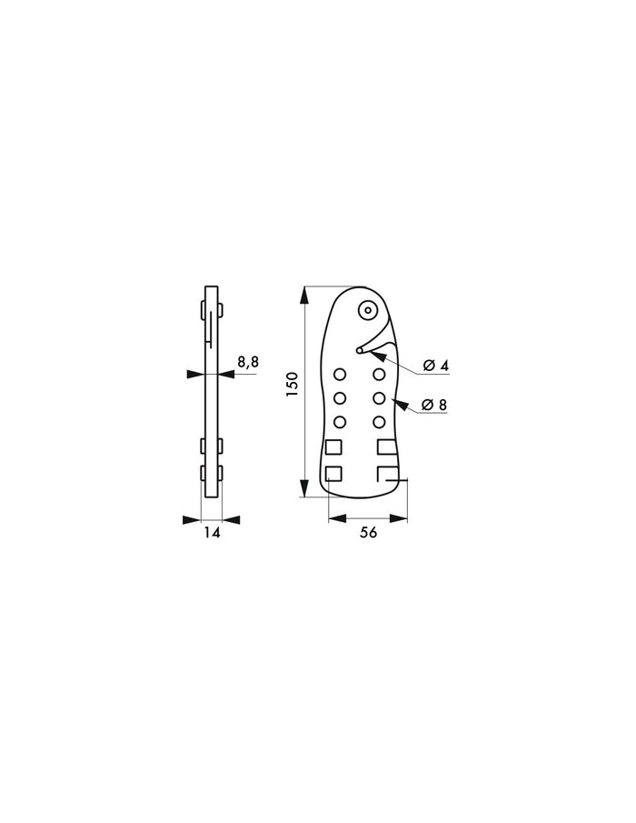 Cavo di blocco regolabile Ø 5 mm lunghezza 2,00 m, Lockout Tagout LOTO - THIRARD