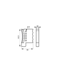 cavo regolabile Ø 3 mm lungo 0,60 m, Lockout Tagout LOTO - THIRARD