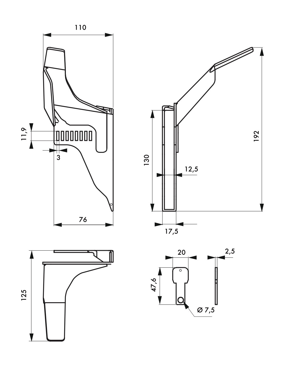 Blocco di sicurezza per valvola da 1/4 di giro, lucchettabile - THIRARD