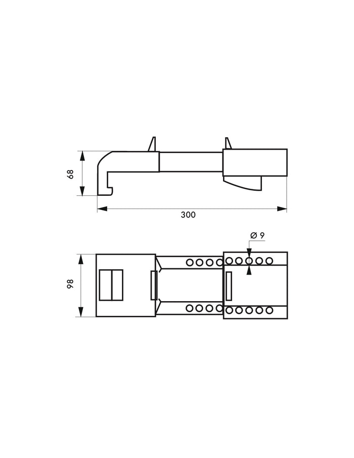 Blocco di sicurezza per valvola a farfalla, rubinetto industriale, lucchettabile, Lockout Tagout LOTO - THIRARD
