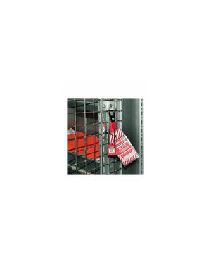 Lucchetto 40 mm con arco in acciaio  6 X 76 mm ROSSO, Lockout Tagout LOTO - THIRARD