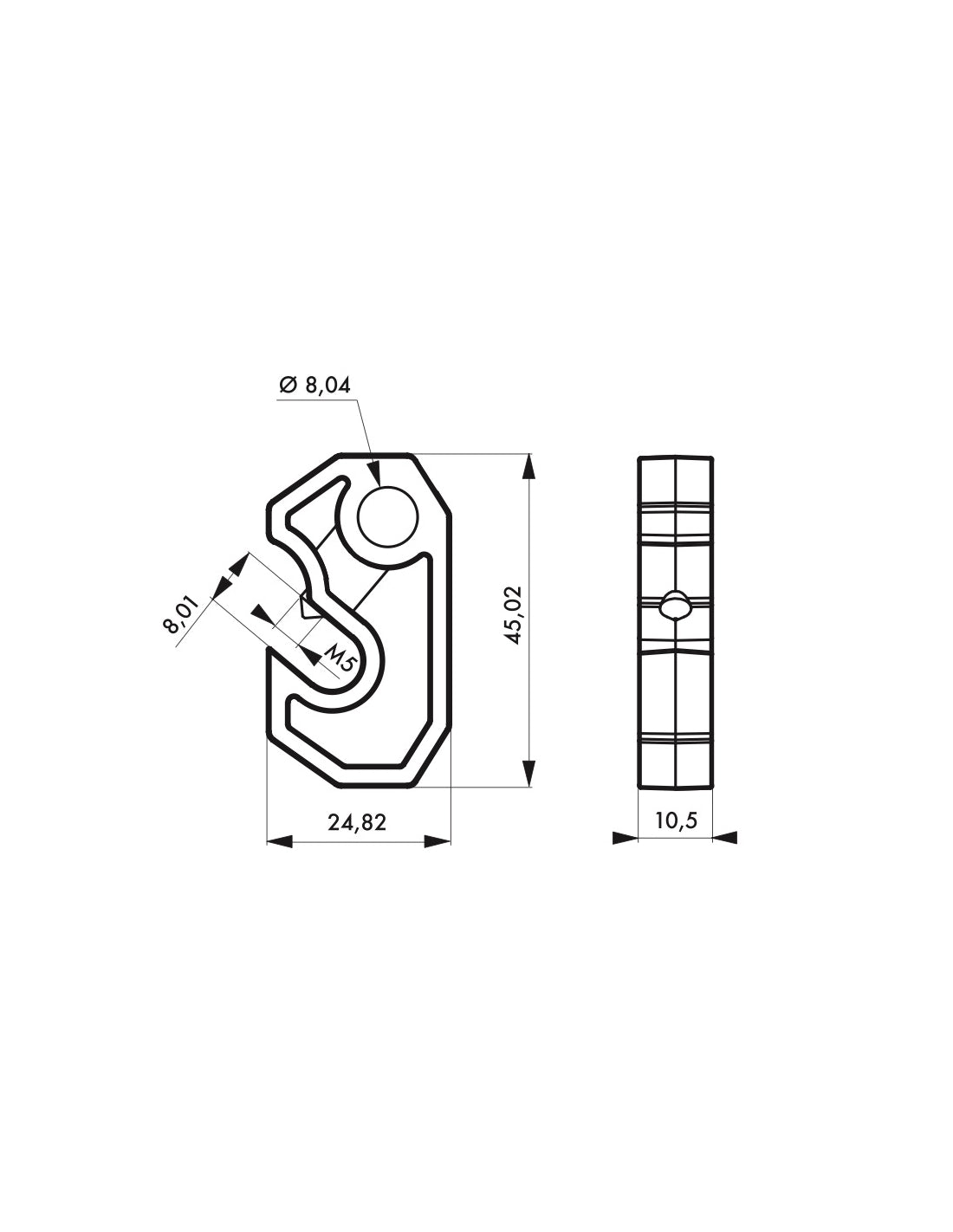 Piccolo blocco universale a vite per interruttori automatici, lucchettabile, Lockout Tagout LOTO - THIRARD