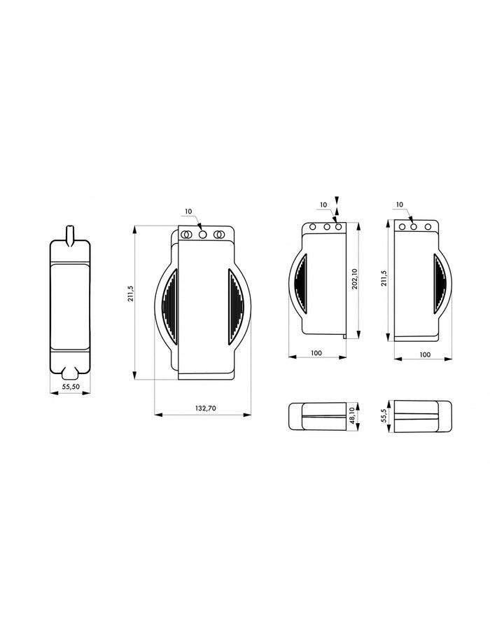 Blocco di sicurezza per valvola diametro 25 / 165mm, lucchettabile - THIRARD